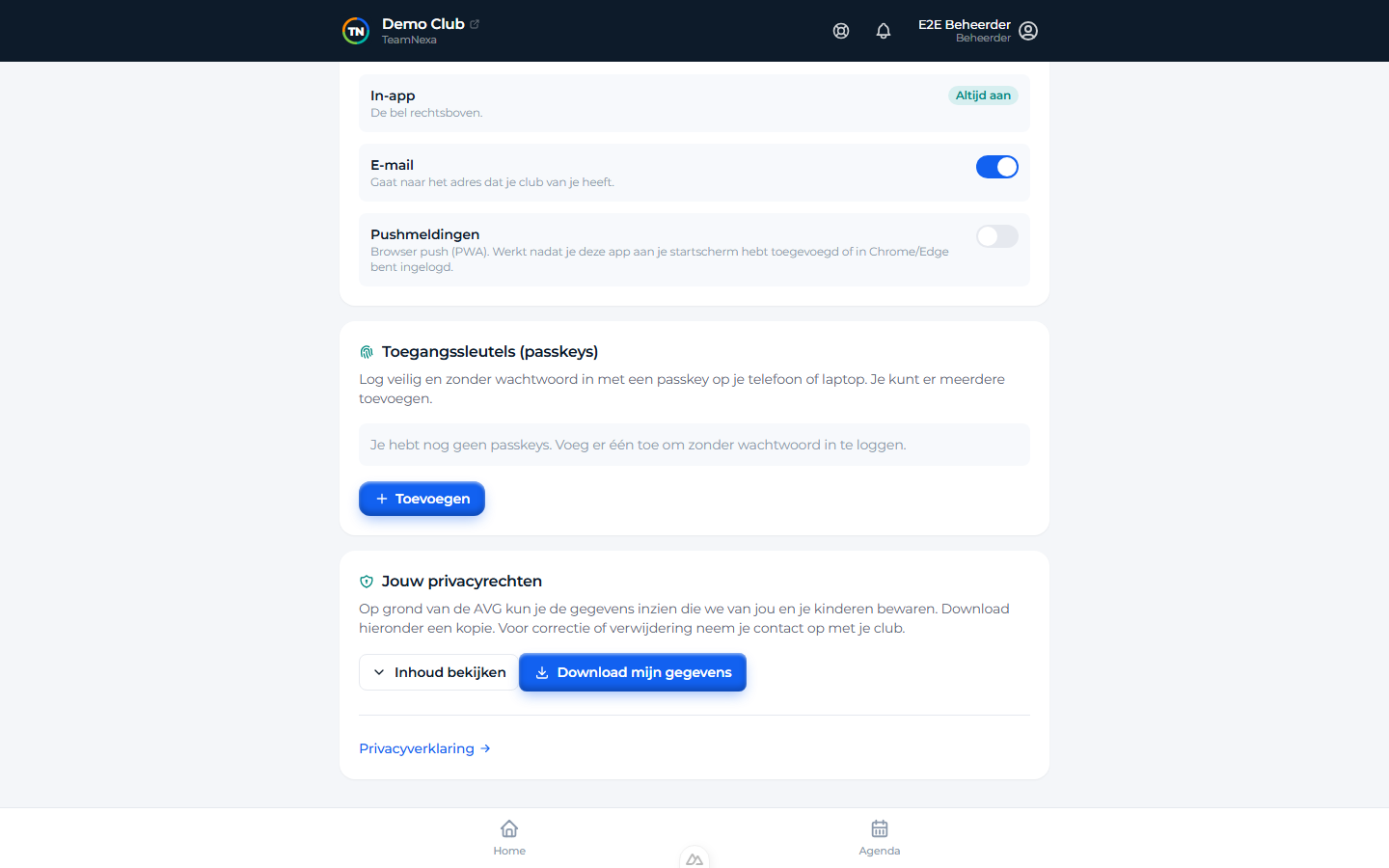 TeamNexa — AVG technisch geregeld, niet beloofd