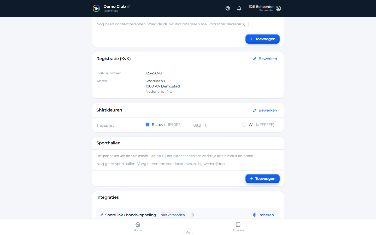 TeamNexa — Je eigen professionele clubomgeving