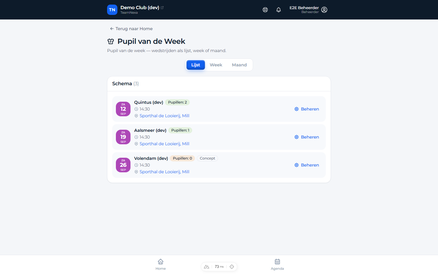 TeamNexa — Pupil van de Week